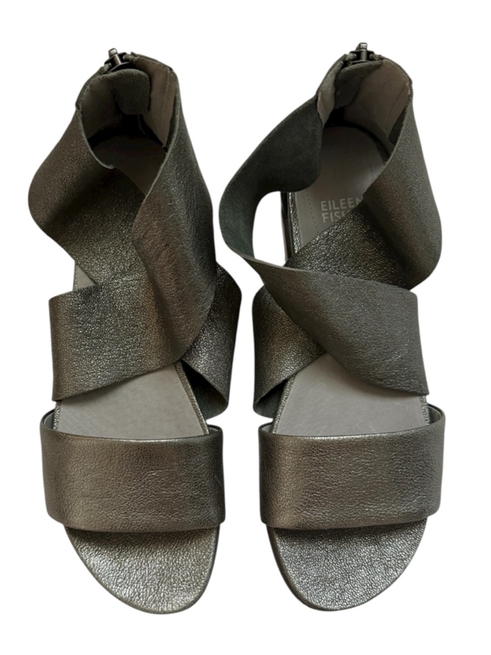 Eileen‎ Fisher Sport Tumbled Leather Sneaker Sandal 9.5